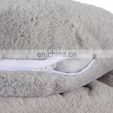 Wholesale Factory Grey Fabric Felt Fluffy Velvet Pet Dog Cat Bed Cave Nests House thumbnail-4