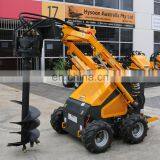 Hysoon HY380 Mini Skid Steer Loader With Auger Earth Drilling Like Toro Dingo thumbnail-6
