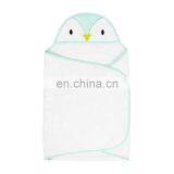 3D Animal Design Soft Baby Wearable Hooded Towel Cute Hooded Bath Towel for Baby thumbnail-1