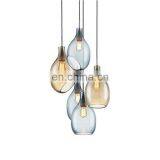 Home Decor Modern Hanging Lamp Glass Chandelier Pendant Lights for Hotel thumbnail-4