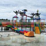 Hot Sell Water Park Middle-sized Fiberglass Water Playground With Kids Slide thumbnail-4