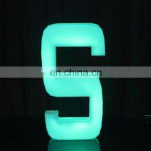 Rechargeable Outdoor Use Wedding Decoration Remote Control Plastic Led Illuminated Letters thumbnail-3