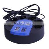 Fireproofing Surge Protector LED Display USB Output 6 Ways Sockets thumbnail-5