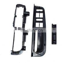 Free Shipping!For VW Jetta Golf Bora GTI Black Master Windows Switch Bezel Trim Bracket 3Pcs thumbnail-2