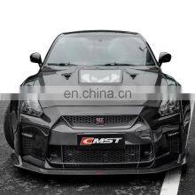 Body Kit for Nissan Gtr R35 Front Bumper Rear Bumper Wide Flare Carbon Fiber Rear Diffuser Side Skirts Bonnet Trunk Spoiler thumbnail-1
