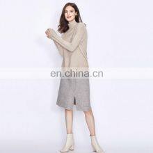 Women Thick Custom Fashion Elegant Cashmere Knit Pullover Sweater With Sleeve Beads thumbnail-4