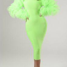 Dress Autumn and Winter European and American Banquet Bandages thumbnail-3