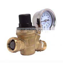 NPT 3/4'' Lead-Free Water Pressure Regulator Valve With Improved Pressure Gauge thumbnail-5