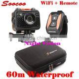 12Mega Pixel Self-waterproof 60 Meters Underwater SooCoo S60 WIFI Action Camera FHD 1080P@30FPS 720P@60FPS With SOS Flashlights