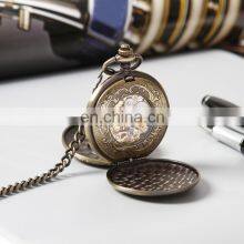 SHUHANG SH06 Men Chain Pocket Wrist Watch Oem Hand Winding Mechanical Women Metal Watches thumbnail-5
