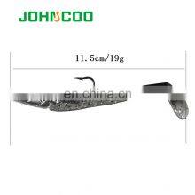 JOHNCOO Jig Head Sinking Soft Lure 11.5cm 19g Fishing Lure Lead Head Fish thumbnail-2