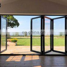 Apartment Aluminum French Doors Modern Folding Aluminum Door With Sidelight and Transom thumbnail-2