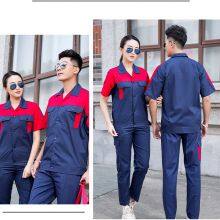 Cotton Wear-resistant Short Sleeved Workwear Set Customized by the Factory at the Source thumbnail-5