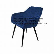 Dining Furniture Modern Elegant Dining Chairs Nordic Colourful Dining Chair With Metal Legs Velvet Dining Chairs thumbnail-5