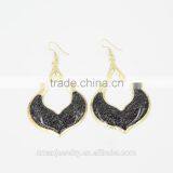 12 Pairs A Lot Six Colors Mixed Wholesale Multicolor Epoxy Earring,Latest Earring Jewelry Huggie Earrings thumbnail-5