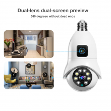 OEM/ODM Indoor Wifi Security Camera 4mp Surveillance Camera for Home Dual-lens Full-color Night Vision thumbnail-2