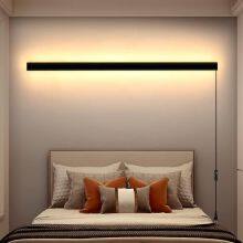 Hotel Bedroom Wall Lights​ Headboards Bedside Battery Operated Wall Sconce​ thumbnail-5