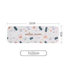 Sheenyoo Terrazzo Pattern OEM ODM Diatomite Stone Bath Mat Set thumbnail-4