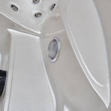 Acrylic Whirlpool Bath With LED Waterfall, Bluetooth Speaker Pillow Massage Bathroom Tub thumbnail-4