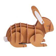 Customized Handmade Paper Puzzle Toys and Games 3D Animal Cardboard Models for Kids thumbnail-3