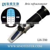 Large Test Range 0-80% Refractometer thumbnail-3