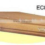 EC010 wooden casket made in MDF cherry veneer with satin finish
