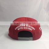 High Quality Special Style Red Cotton Crown Hip Hop Casquette Snapback thumbnail-2