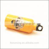 Good Price Best Quality Aluminum Yellow Water Bottle With a Tiger Logo thumbnail-2