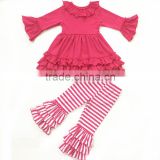 2016 hot sale girls cotton clothing fashion style baby clothes wholesale girls cotton sets