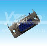 D-SUB Connector Three Row With Locating Pegs Blue Color HDR Connector thumbnail-4