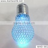 High quality lamp shaped crystal chandelier for weding decoration RGB Led light crystal lighting lamp for wedding (MHD-001)