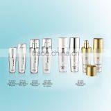 Acrylic Cosmetics Bottle Design Oval Series Airless Cream Pump Jar 20ml 35ml 50ml 120ml