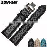 Luxury Real Snake 20mm Leather Watch Band Leather Watch Strap thumbnail-1