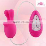 Japan Hot School Girl Sex Toy 4 Speed Silicone Rabbit Ears Vibrator thumbnail-1
