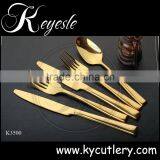 Black Flatware Set,cutlery Gold Plated 24 Pcs,black Cutlery thumbnail-4