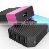 Private mould 32W 4 USB Port desktop power bank charger