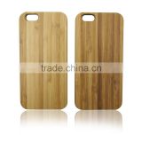 HOT mobile phone accessories carbonized bamboo Handmade Wood Cover Case for iPhone 6