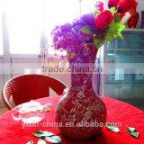 Decoration Flower Tall Vase,mosaic Glass Vase