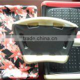 Styrofoam Plastic Frozen Food Tray Enclosed With Different Colors of Film