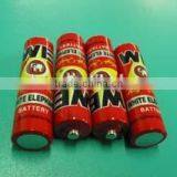 White Elephant R6 AA UM-3 PVC Jacket Dry Cell Battery HIGH CAPACITY