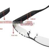 Factory Direct Black Video Recorder Webcam 720P Hidden Cam Glasses16gb thumbnail-3