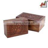 Super Quality Wooden Pet Urn Box For Sale HCGB8125 thumbnail-1