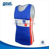 Oem Make Your Own Dry Fit Sublimation Reversible Singlet thumbnail-1