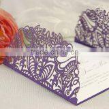 Intricate Filigree Lace Laser Cut Gatefold Save the Date, Thank You, Reply Card Handmade Personalized With Envelope Many Colours