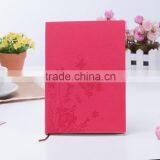 PU Notebook Leather Cover Best Quality Sewing Gift Custom PrintStationery on Cover Promotion Gift Diary 2016 Agenda Hardback