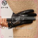 China beauty crafted super soft lamb skin gloves