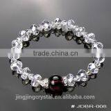 Clear Ball Beads Simple Crystal Bracelet thumbnail-1