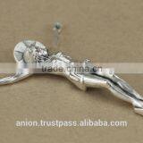 Metal Jesus Christ Crucifix for Olive Wood Crosses Large Size thumbnail-1