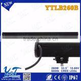 Fast Shipping Aluminium Housing Led Working Light Bar 4x4 Led Car Light 260w Auto Led Car Light Bar for go Kart Made in China thumbnail-2