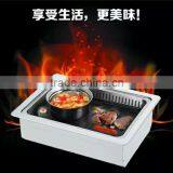 Smokeless and Non Stick Kamado Ceramic Bbq Grill Florabest With Infrared Burners and Aluminum Cooking Ware thumbnail-1